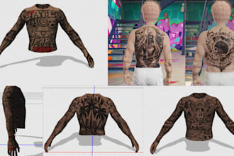 do custom tattoo, custom ped, custom clothes, fivem chain, custom fivem ped