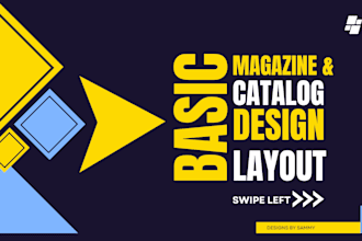 design professional magazine, catalog, brochure,newsletter or booklet