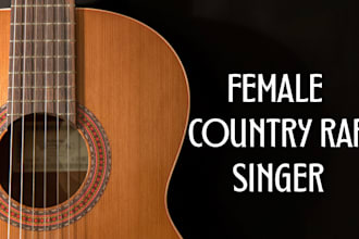 be your female session vocalist, remix, open verse singer for country rap song