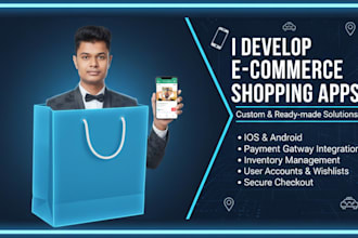 do e commerce or shopping app in flutter for android and IOS platforms