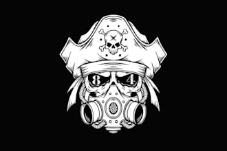 create luchadores masks, mexican art, and sugar skulls flowers, pets, logo
