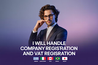 vat registration company formation in greece, hong kon,italy,canada,brazil,malta