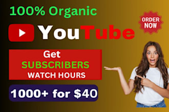 do add 1000 youtube followers, views watch time for monetization