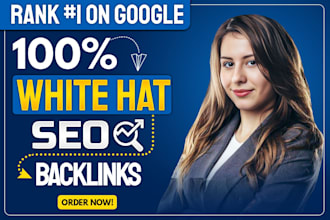 build white hat SEO backlinks on high da DR website