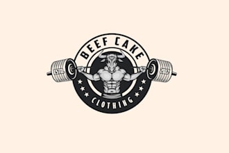 design awesome beefcake clothing logo
