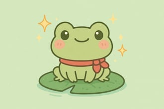 generate cute cartoon or animal chibi illustration using ai