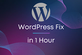 fix your wordpress problem