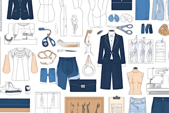 do clothing tech packs or flat sketches for manufacturer