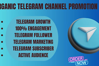 do organic telegram growth expert channel promotion real expert