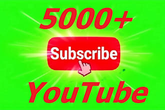 grow up youtube channel to gain 5000 and more subscriber