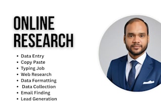 do provide online research, typing job, and web research