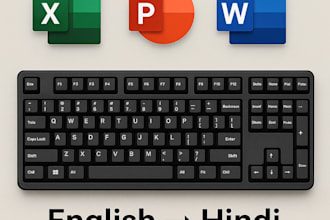 expert in translation english to hindi,typing,excel,powerpoint presentation,word