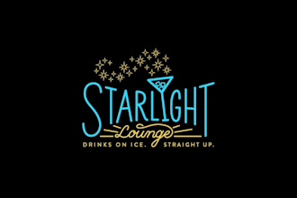 design classic french quarter cocktail bar logo