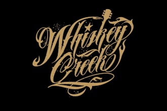 design unique country band logo
