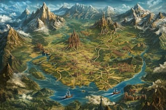 create fantasy map vector map city map site map event map