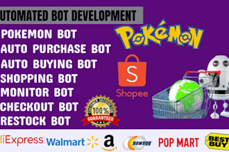 code pokemon center bot auto purchase bot checkout bot amazon bot target bot
