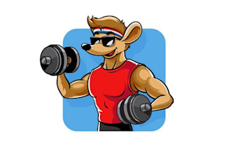 create good vibes workout challenge app logo