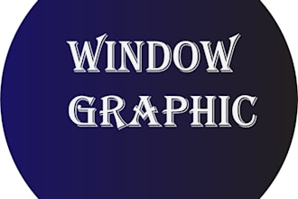 create professional window graphic shop front store front