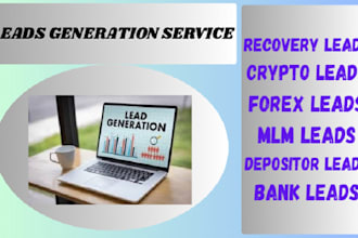 provide you hot forex crypto leads, binance leads, mlm leads and investor leads