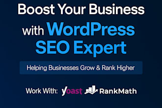 optimize your wordpress site SEO with rank math or yoast