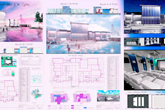 architecture student project help with drawings and renders