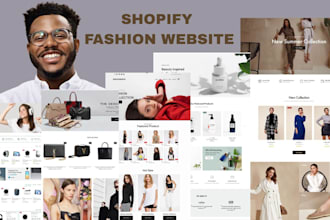 create shopify fashion store design shopify fashion website dropshipping store