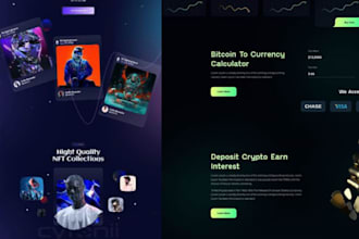 develop staking token website blockchain smart contract dapp nft minting presale