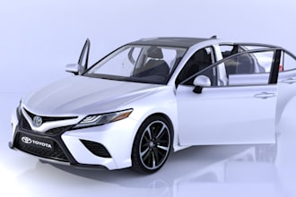 custom 3d car,exterior car design,game assert,real time car,gtav model,animate3d