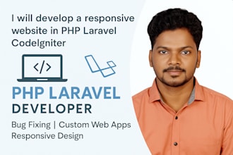 fix PHP laravel website bugs develop API ecommerce cms