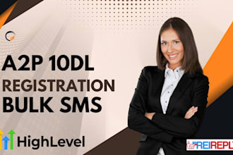 approve a2p 10dlc registration, verification for gohighlevel and twilio