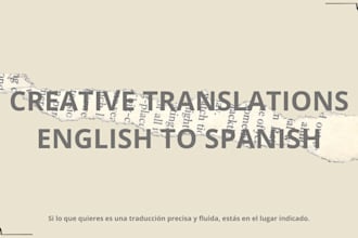 provide english to spanish translations