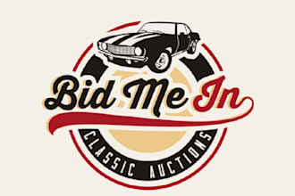 design luxurious exotic auto auctions logo