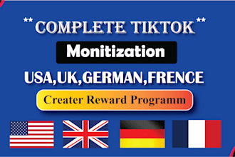 do complete tik tok monetization organically in creator rewards program