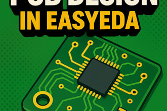 design a custom pcb in easyeda and ready to print enclosure
