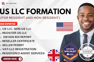register US llc, ein, itin, registered agent, boi report, llc for non resident