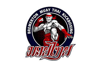 design exceptional unique kickboxing gym logo