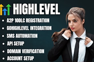 a2p 10dlc registration and API setup verification or  ai chatbot website design