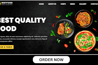 do a professional wordpress website for your food business