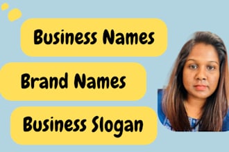 deliver unique business names with catchy slogans