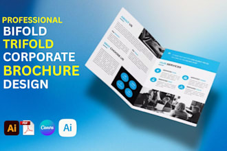 design digital brochure, company profile, booklet, ebook with indesign or canva