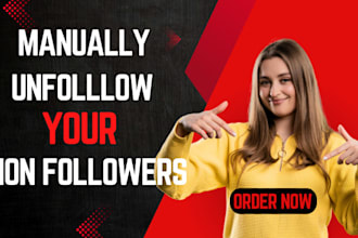 unfollow instagram followings and remove bot, fake followers