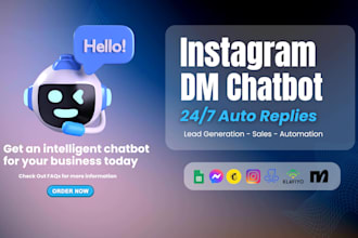 create ai chatbot for your social media with manychat