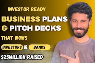 do investor ready business plan, pitch deck or financial plan