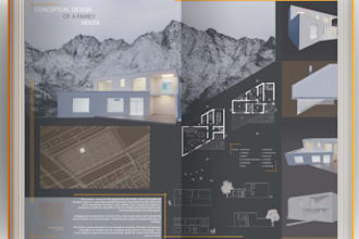 design professional architecture presentation boards and portfolio