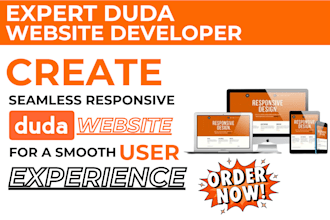 custom responsive duda ecommerce design and redesign duda website builder