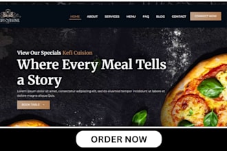 build an online food ordering system for restaurants