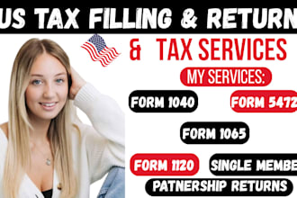 file and fax forms 5472 and 1120, 1065, 1040 for foreign owned US llc
