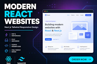 develop a modern nextjs landing page for your business