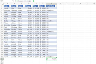 create excel graphs,pivot tables,vlookup and dashboard