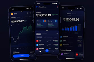 develop, customise blockchain system, fintech, trading app, money transfer app